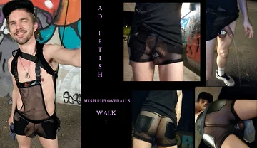 Mesh Rub Overalls - Night Walk