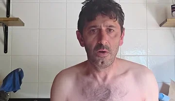 Straight Guy with Huge Cock Jerks off in the Cabin