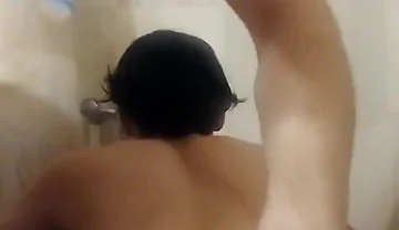 An impudent man shaved a hole for a young twink to fuck him hard!