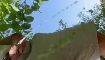 Pissing at the Lake
