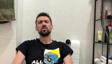 Hot Stepdaddy Jerking off Like Crazy in Public Bathroom