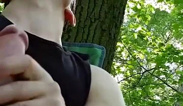 Ripped Viktor Strokes His Massive Cock Outdoors