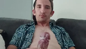 Young Guy with His Xxl Jerks off with Big Cumshot
