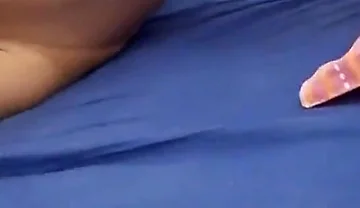 Cute Asian Twink Wanking on Bed, Showing His Nude Thin Body, Feet Sole, Ass Hole, Dry Humping, Cumming in Lubed Fleshlight