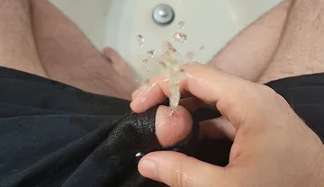 Up Close Cock Pee Hole Squirting Piss, Soaking Boxers, and Cumming