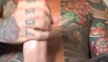 Juan Lucho Jerks off Watching Gay Porn
