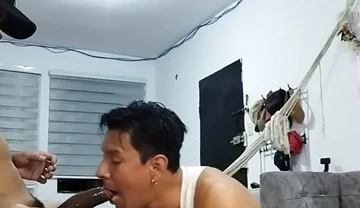 I Fuck His Mouth While Watching Porn