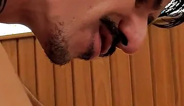 His Thick Cum Fell on Me and I Put It in My Mouth Because He Made Me Enjoy His Fat and Hairy Cock Deep Inside Me