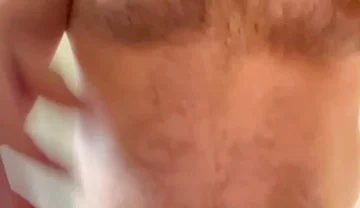That Is One Sexy Hairy Chested Man with a Big Fat Cock