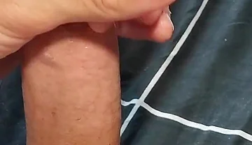 A Juicy Big Beautiful Cock Cums Powerfully and Moans