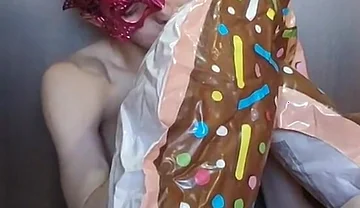 Blowing up My Inflatable Donut Fast!