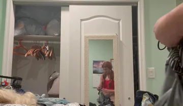 Sissy changing outfits
