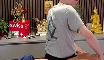 Hot Straight Guy Gets Handjob From Masseur
