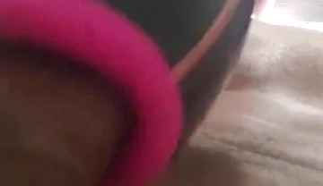Stroking My Brown Cock with My Oral Sex Toy Until I Cum