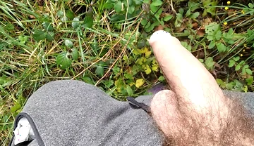 The Horny Stepfather Went on a Hike, When He Took Out His Bonita Cock a Tick Fell on His Cock