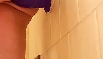 Bathroom Dildo Fun.