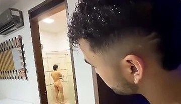 I Surprise My Stepbrother-in-law In The Shower And Fuck Him While My Stepsister Is Not At Home