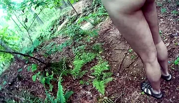 Uncut Cock Nude Walk in the Woods