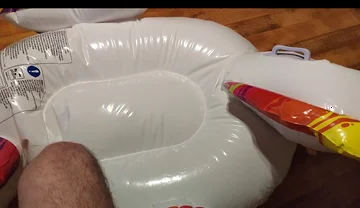 Deflating My Inflatable Unicorn with My Feet