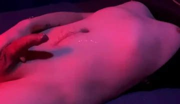 Watch Me Shoot My Load Under These Neon Lights