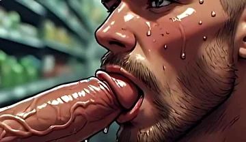 Blonde Muscle Hunks Sucking