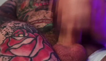 Tattooed Dom Sweaty Cumshot Alpha Video POV