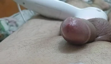 Handjob with a Vibrator