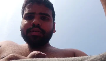Watching an Fucking Hot Video with Full Feel of Fun on Terrace