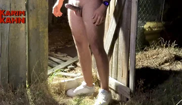Emptying My Alpha Balls at the Shed