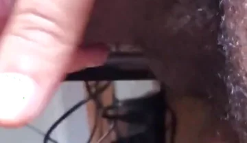 Browndicksavior Cuming in His Computer Chair