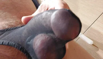 Cock play and cum