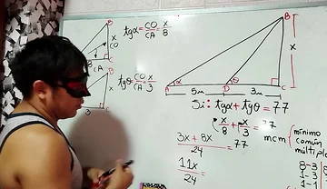 27 Trigonometry: Calculate the Height and Area of the Triangle - Sexual Mathematics - Azaghal Soul