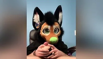 Furry Pumps Cock & Fucks A Toy Pussy