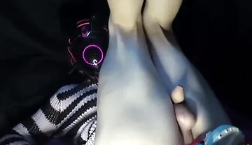 Cyber Femboy Pumped With Cum From Baddragon Dildo