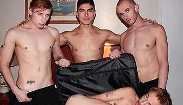 Two Hunks Took Control Of A Horny Boyfriends Mouth And Ass - And He Loved Every Minute - Matt Morrison, Alfonso Osnaya And Cole Church