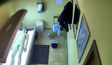 Czech Gay Solarium 36 Lean Twink's Hot Solo Session