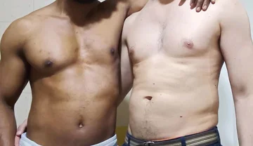 Gay Couple - Clothes to Naked