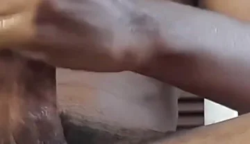 Massive Supreme BBC Covered in Saliva and Body Oil - Thick Black Cock Masturbation Black20one