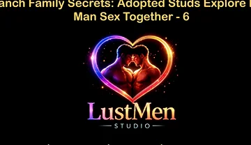English Audio Gay Sex Story - Ranch Family Secrets: Adopted Studs Explore Raw Man Sex Together - Part 6