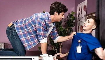 Kaleb Stryker Visits Nurse Michael Jackman And Gets Tender Care With Rough Rewards