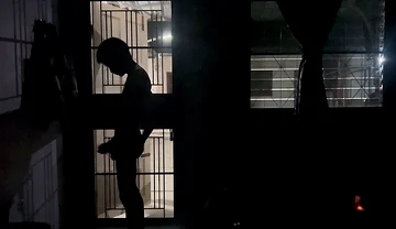 Teen Open the Door of the Show Room
