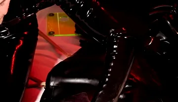 Electro Torment and Edging in Rubber Bondage (4k)