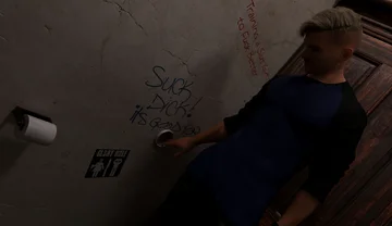 Hunk Empire 1 - Interesting Glory Hole in the Male Bathroom