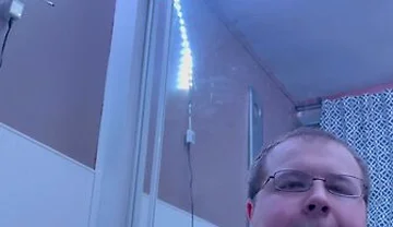 Chubby Bi Dude Gives Oral To Big Black Dildo