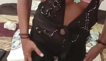 Trying Out a New Outfit for Fucking Her in the Ass.