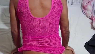 Ladysilva Compilation in Bed in Pink Dress Showing off Her Hot and Sexy Ass