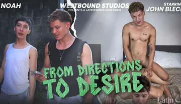 Wet Towel and Hard Cock: John Bleck Gets Lost and Noah Invites Him to Fuck