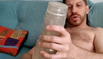 Jerking off with a Fleshlight