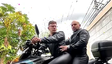 Fucking On The Bike With Huge Creampie, In A Hot Outdoors