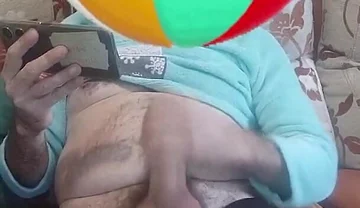 Straw and Huge Cumshot in the Foreground